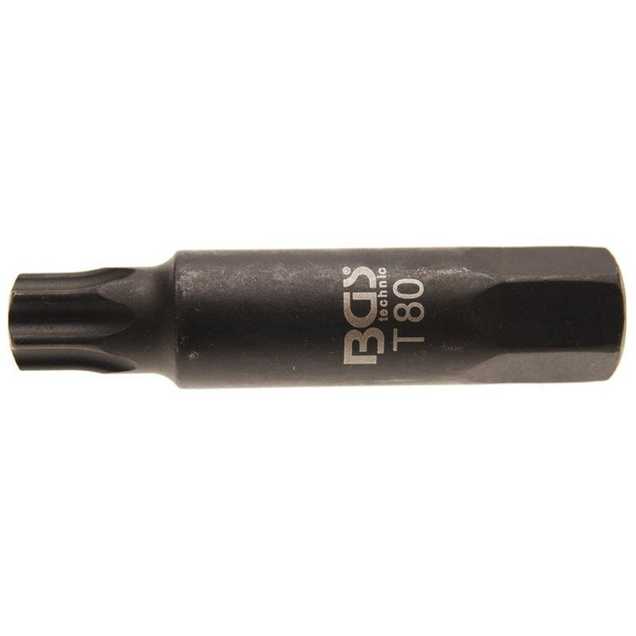 inserto torx maschio tx80 l.100 att.22mm - codice BGS5246-T80