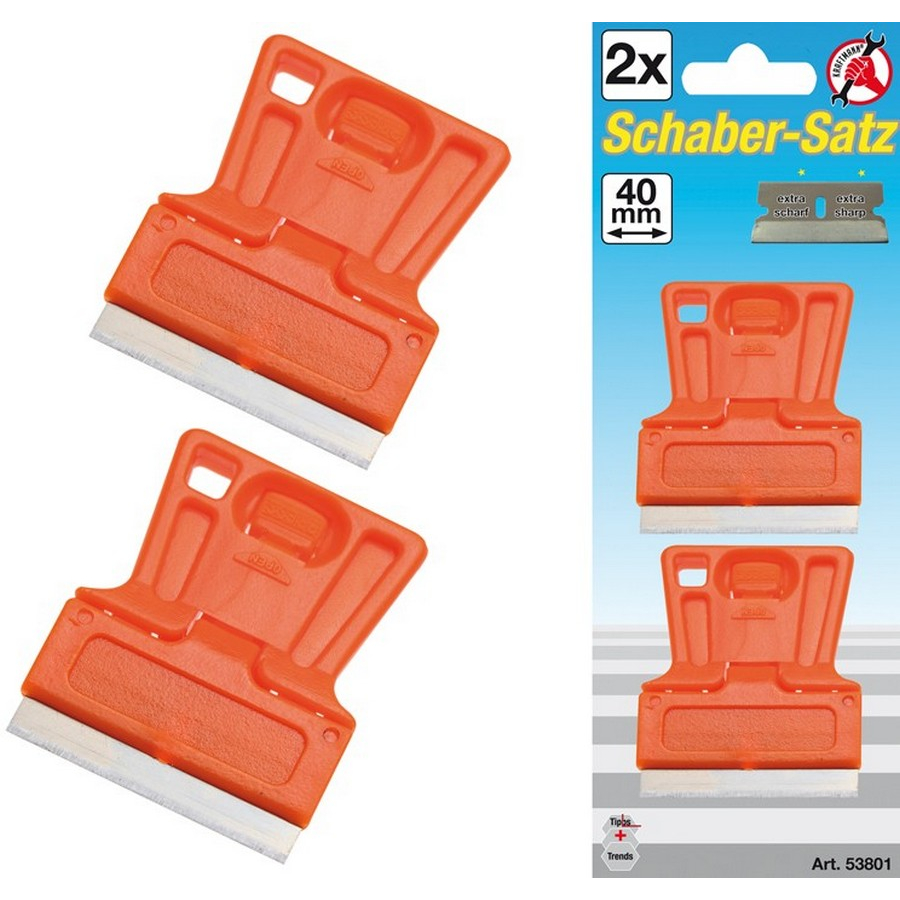 2-piece scraper set - code BGS53801