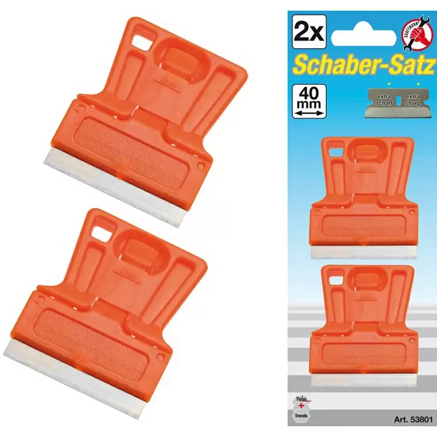 2-piece scraper set - code BGS53801 - image