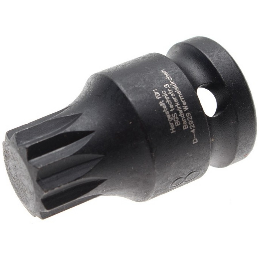 1/2'' spline impact bit socket m18 40 mm'' - code BGS5381-M18