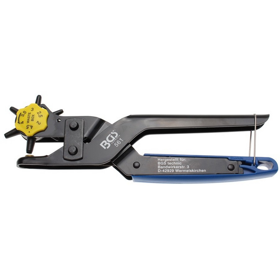 professional revolving punch pliers with lever transmission - code BGS561
