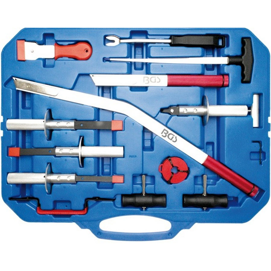 Kit de ferramentas de remoção de pára-brisa de 14 peças - código BGS69500