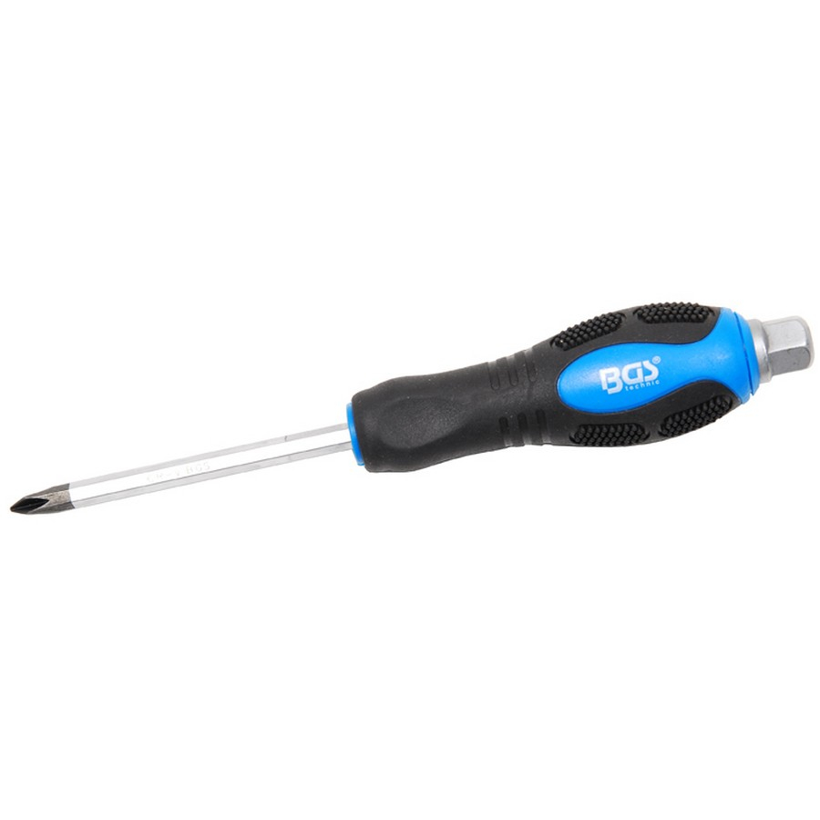 screwdriver ph no. 1x75 mm with hexagon - code BGS7911