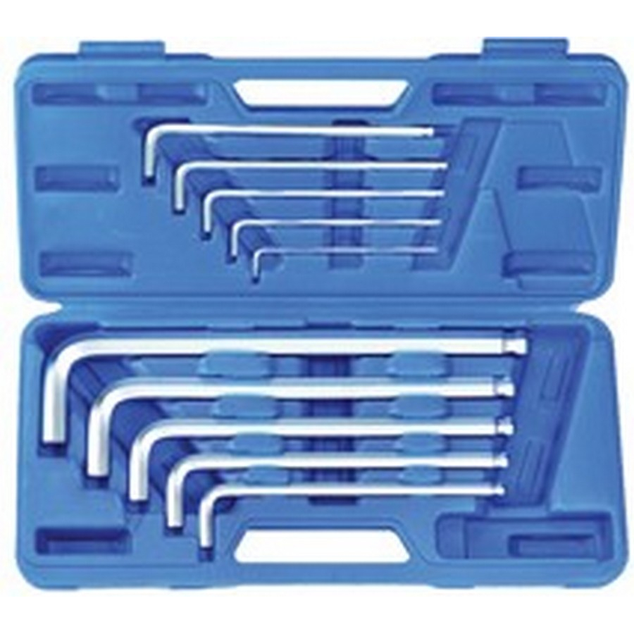 serie 10 chiavi brug.satinate t.sferica - codice BGS795
