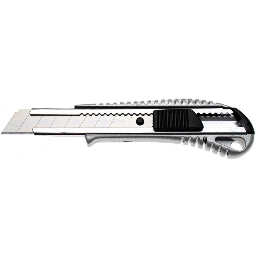 retractable knife diecast zinc body 18 mm blade - code BGS7958