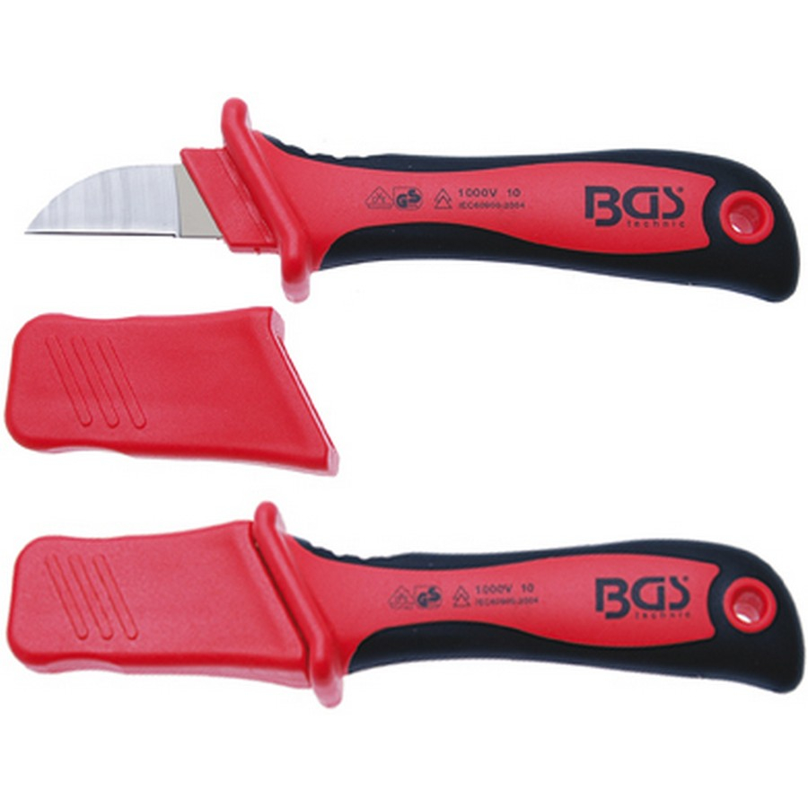 vde cable knife with slip protection - code BGS7965