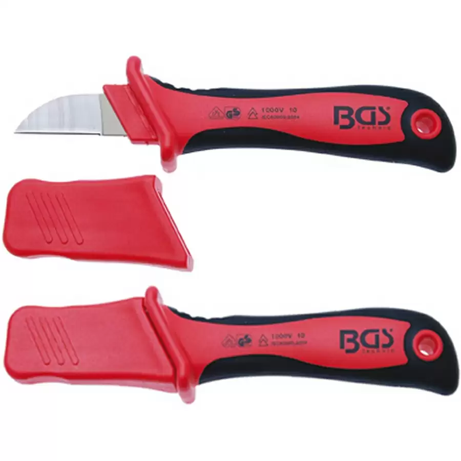 vde cable knife with slip protection - code BGS7965 - image