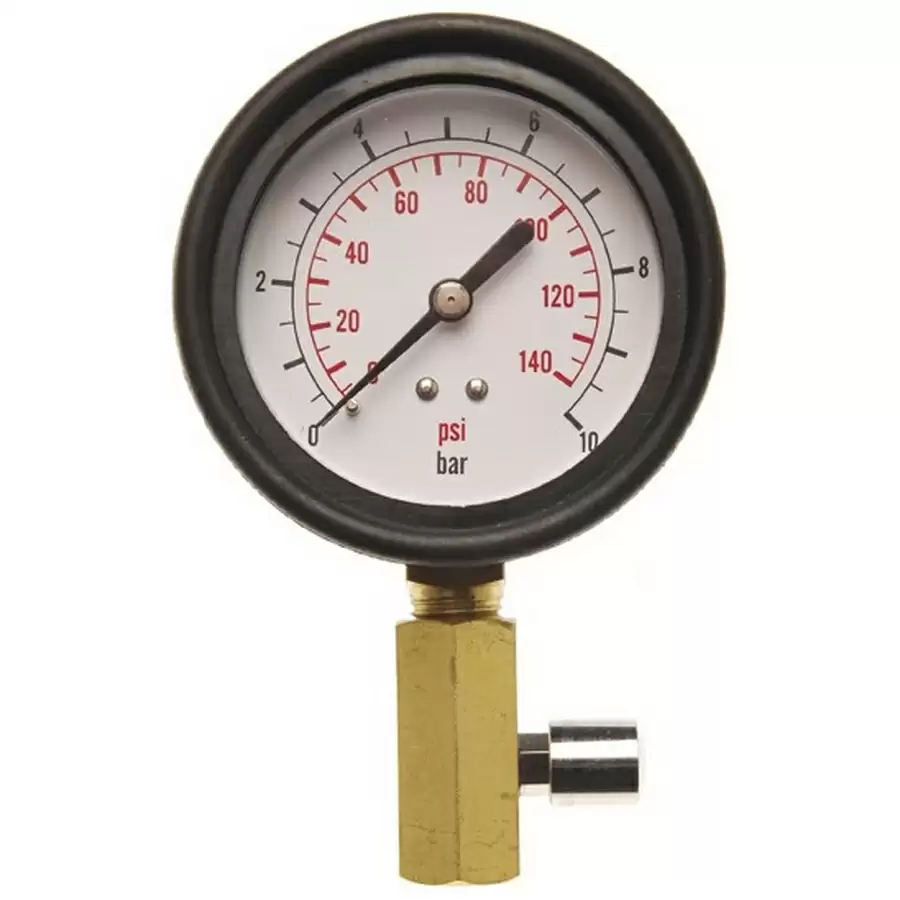 manômetro com válvula para testador de pressão de óleo bgs 8007 - cód. BGS8007-1 - image