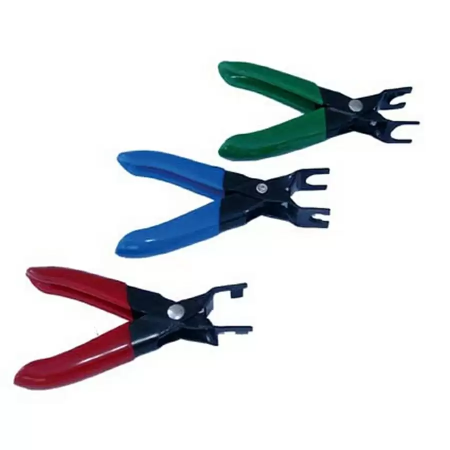 3-piece pliers set for loosening fuel line connectors - code BGS8012 - image
