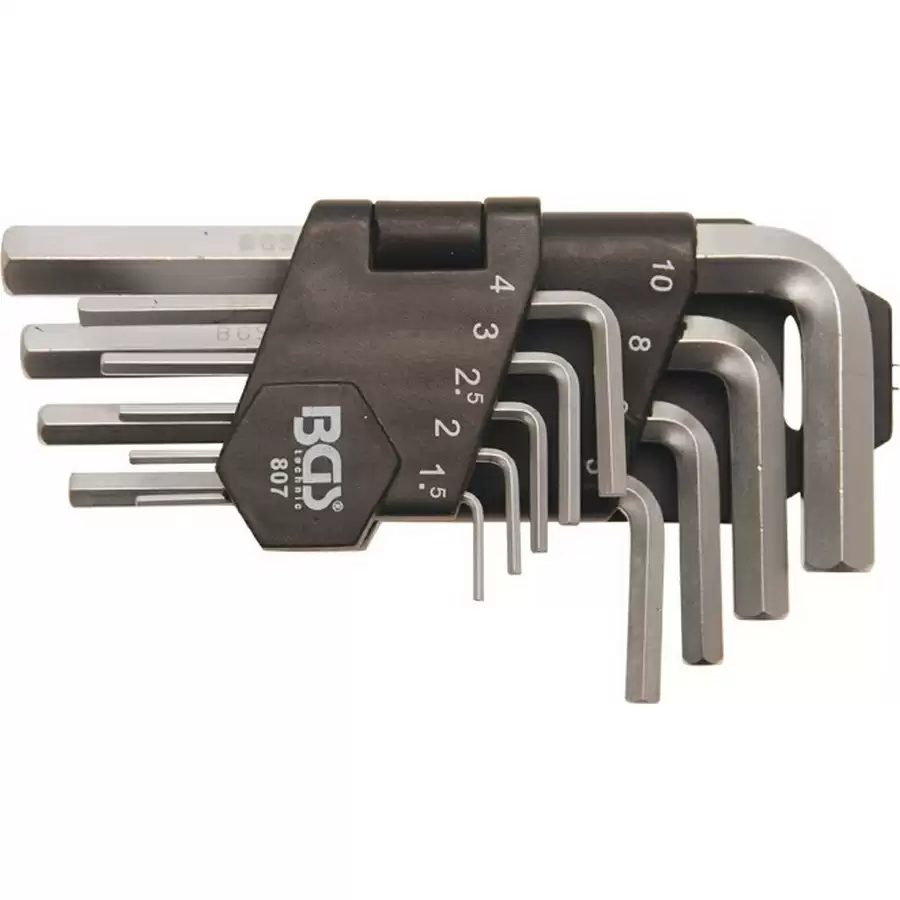 serie 9 chiavi a brugola satinate - codice BGS807 - image