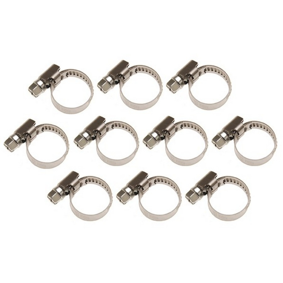 fascetta per tubi 10x16mm inox 10 pz - codice BGS8095-10x16