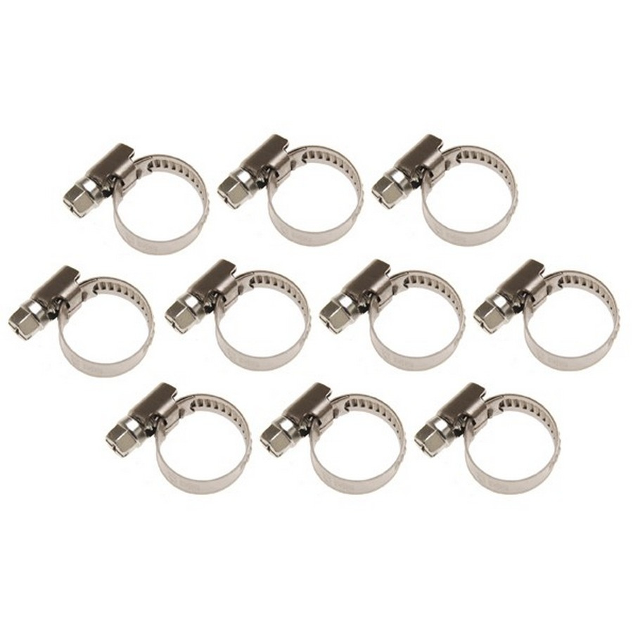 hose clamp 16x25 mm stainless steel 10 pcs. - code BGS8095-16x25