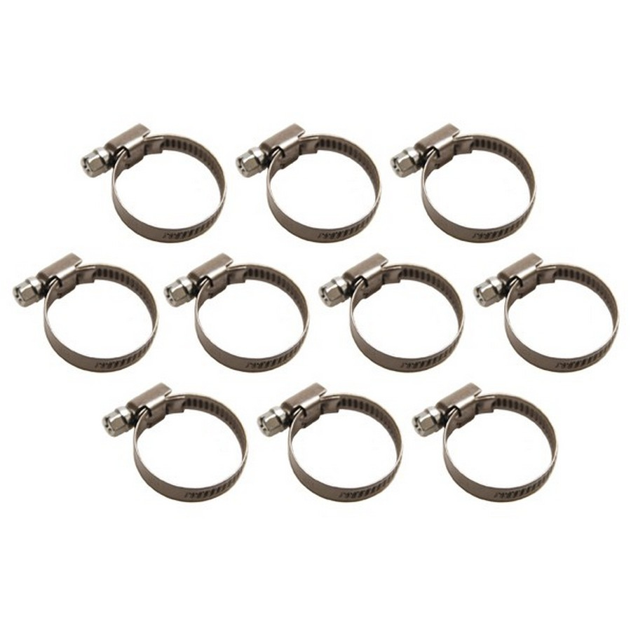 hose clamp 25x40 mm stainless steel 10 pcs. - code BGS8095-25x40