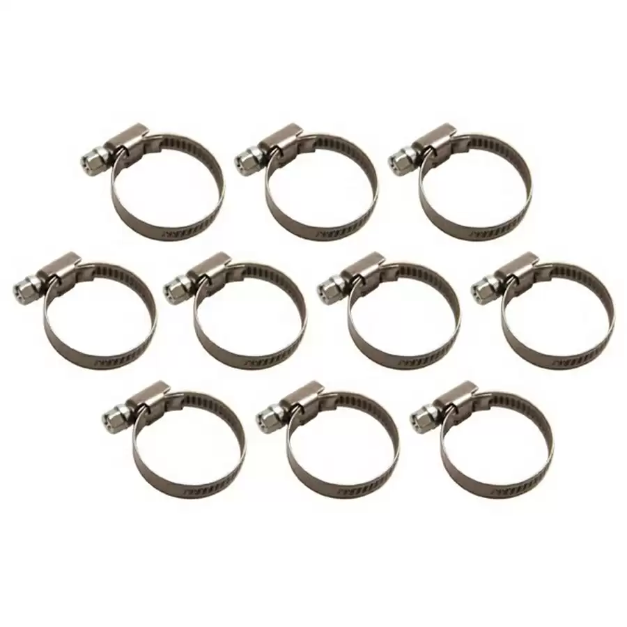 hose clamp 25x40 mm stainless steel 10 pcs. - code BGS8095-25x40 - image