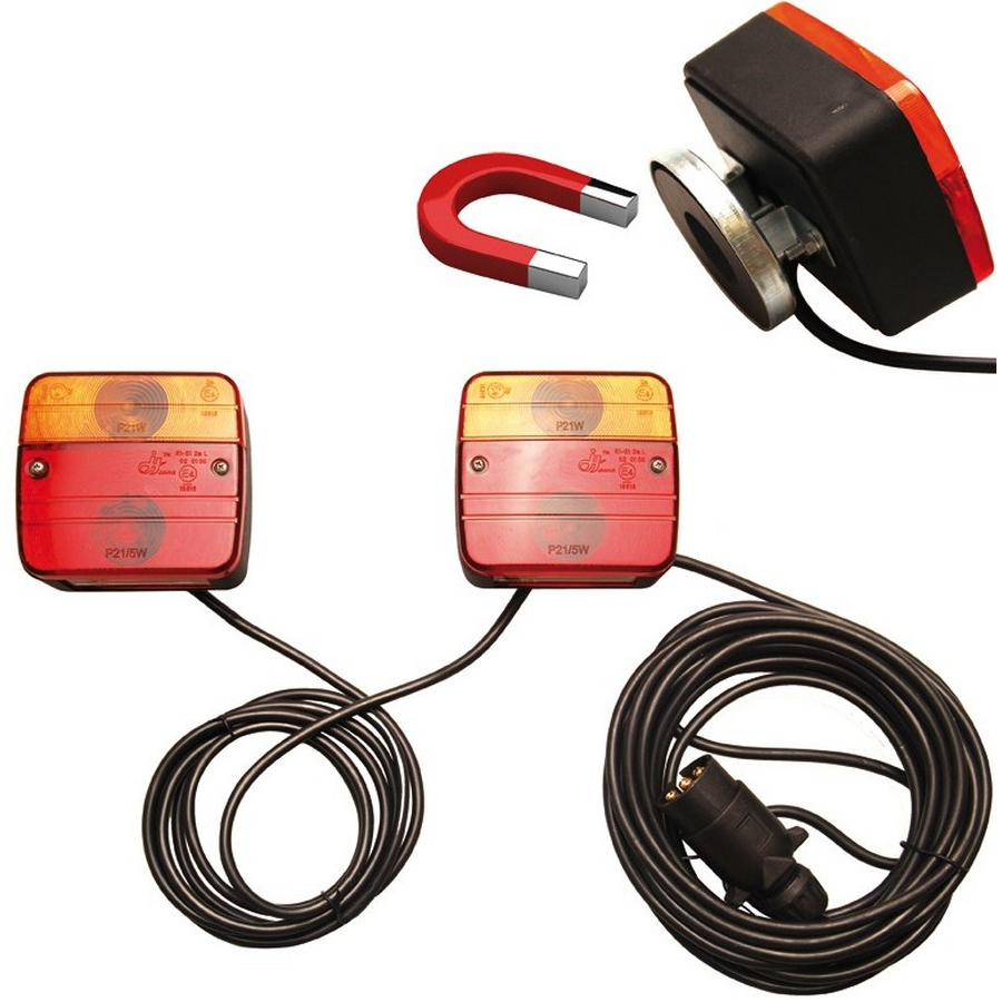 trailer lamps with magnetic holder - code BGS80960