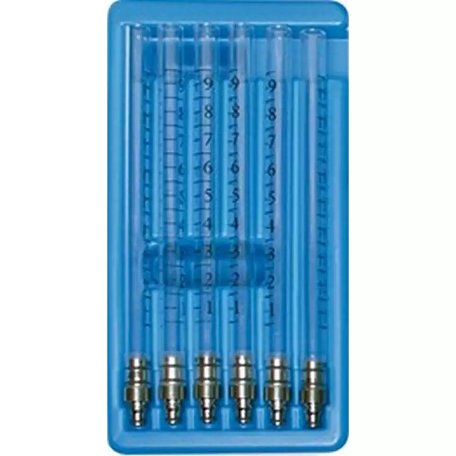 set 6 tubi in vetro per bgs 8101 e  bgs8102 - codice BGS8101-1 - image