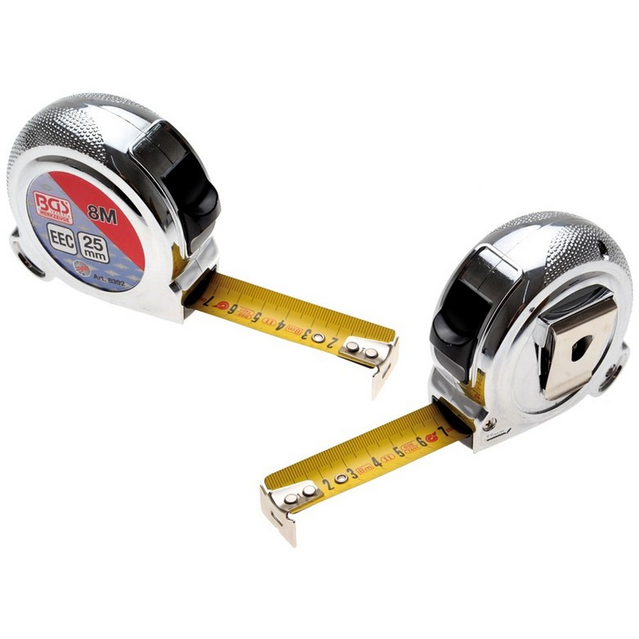 measuring tape 25 mm x 8 m - code BGS8392