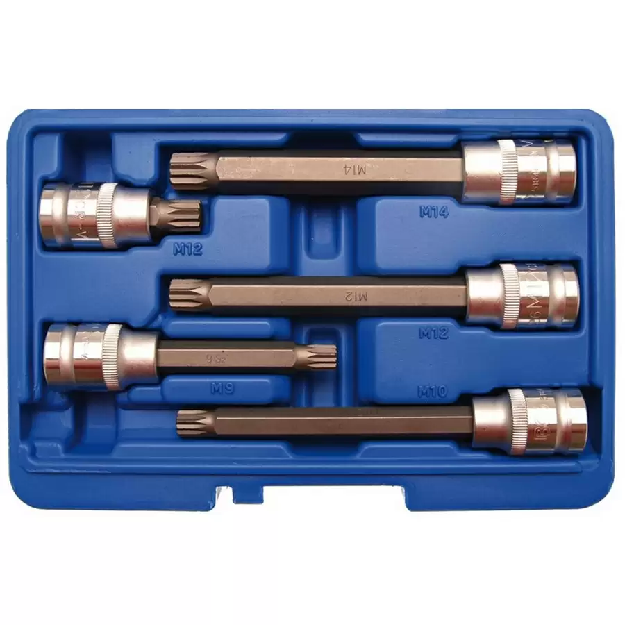 set 5 pezzi bussole maschio xzn - codice BGS8449 - image