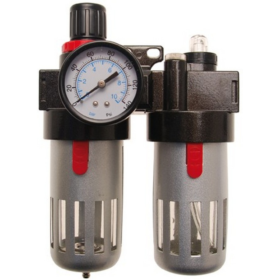 unidade de filtro de ar/lubrificador com regulador de pressão - código BGS8603