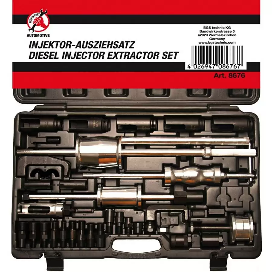 Injektor-Abzieher-Werkzeugsatz - Code BGS8676 BGS Kfz-Werkzeuge, Eins
