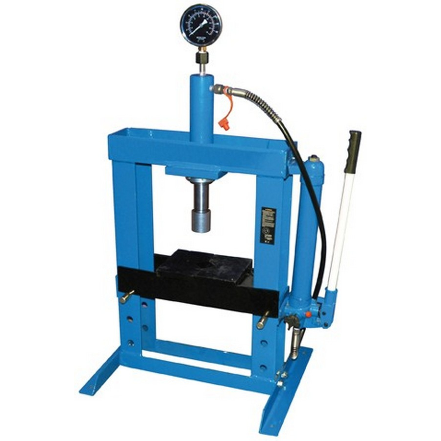 Hydraulic manual press 10 t - Stroke 90mm