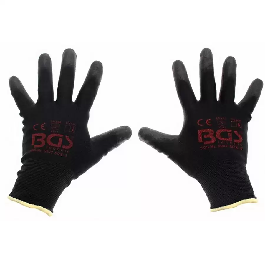 guantes de mecánico talla 8/m - código BGS9947 - image