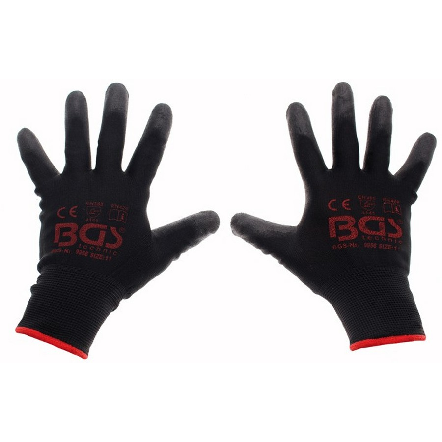 guantes de mecánico talla 11 / xxl - código BGS9956