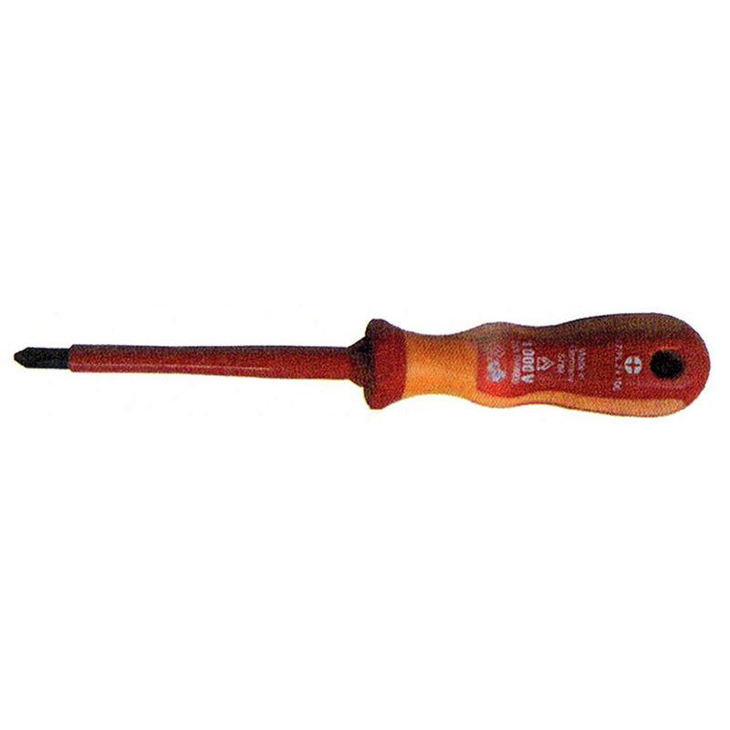 Combined Insulated Screwdriver PZ1 + Slotted 180mm - Code 5788PZ1