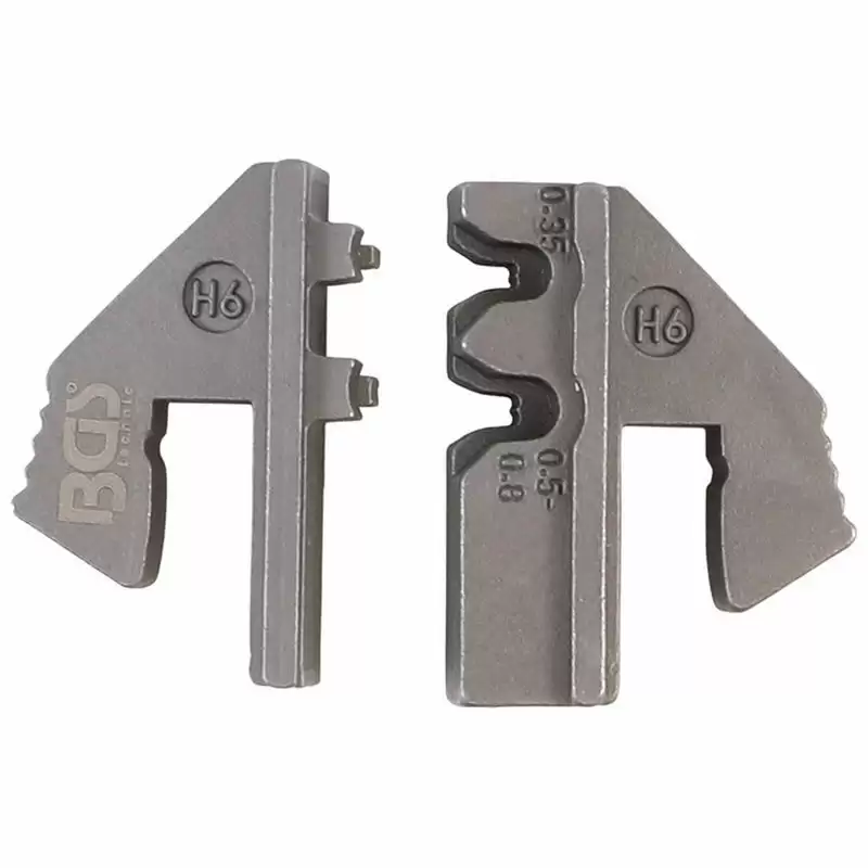 Crimping Jaws for Waterproof Terminal Parts (H6) for BGS 1410 1411 1412 - Code BGS1410-H6 - image