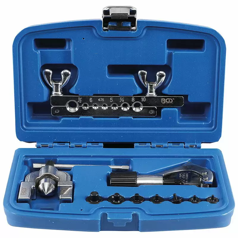 Double Flaring Tool Kit with Pipe Cutter 10pcs - Code BGS3058 - image