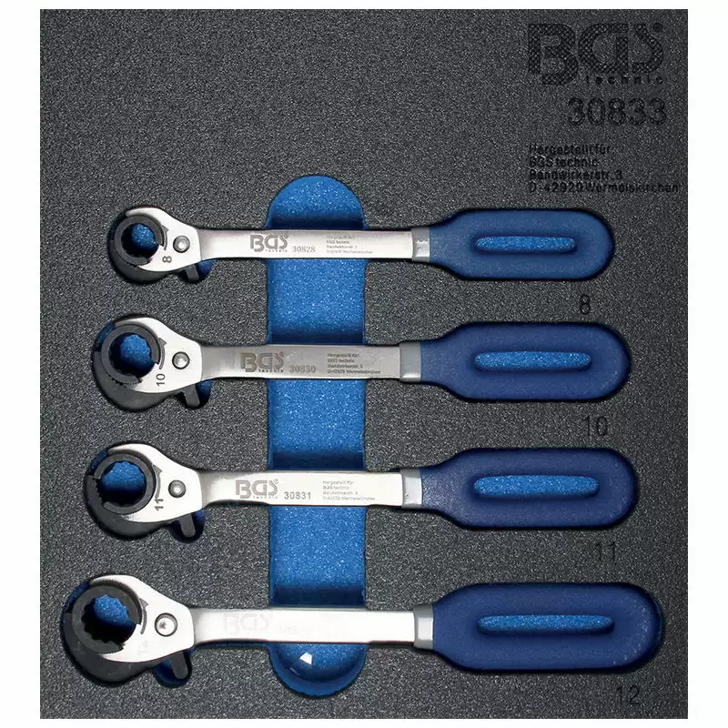 Tool Tray 1/6: Ratchet Wrench 4pcs - Code BGS30833 - image