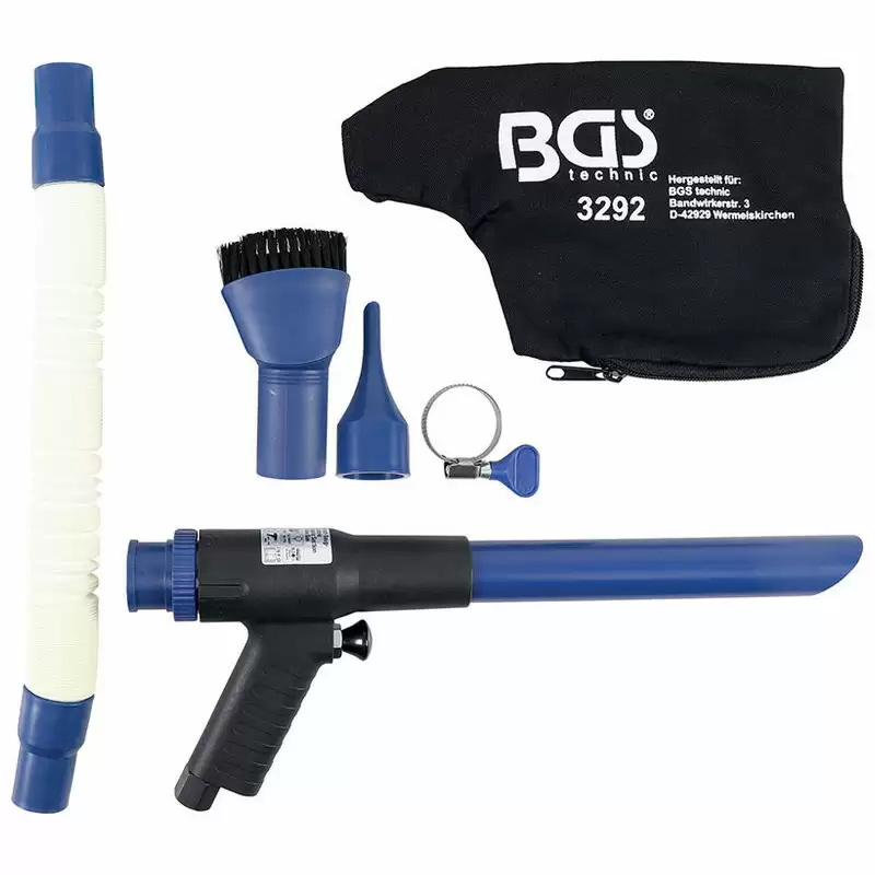 Suction and Air Blow Gun reversible 9pcs - Code BGS3292 - image