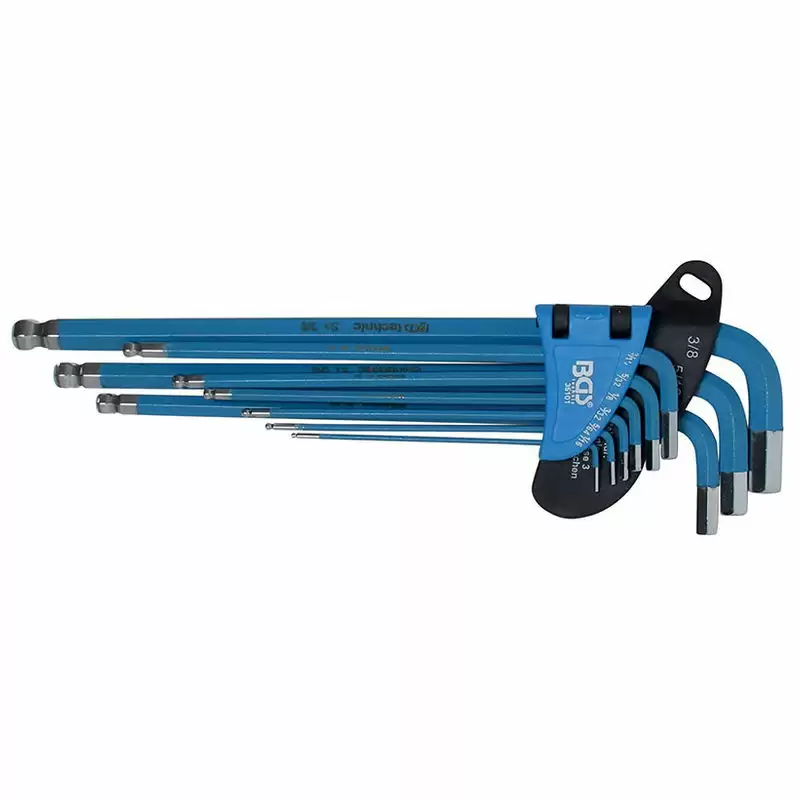Hex Key Set 9pcs Magnetic Imperial Size - Code BGS35101 - image