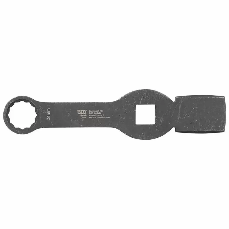 Slogging Ring Spanner 12-point with 2 Striking Faces 24mm - Code BGS35334 - image