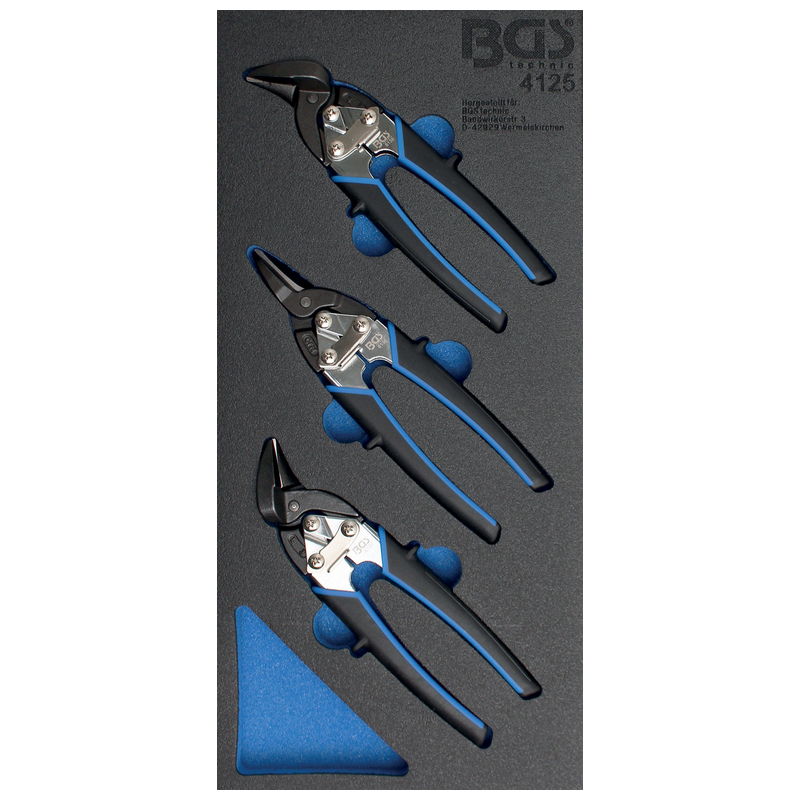 Tool Tray 1/3: Stubby Bodywork Metal shears 3pcs - Code BGS4125