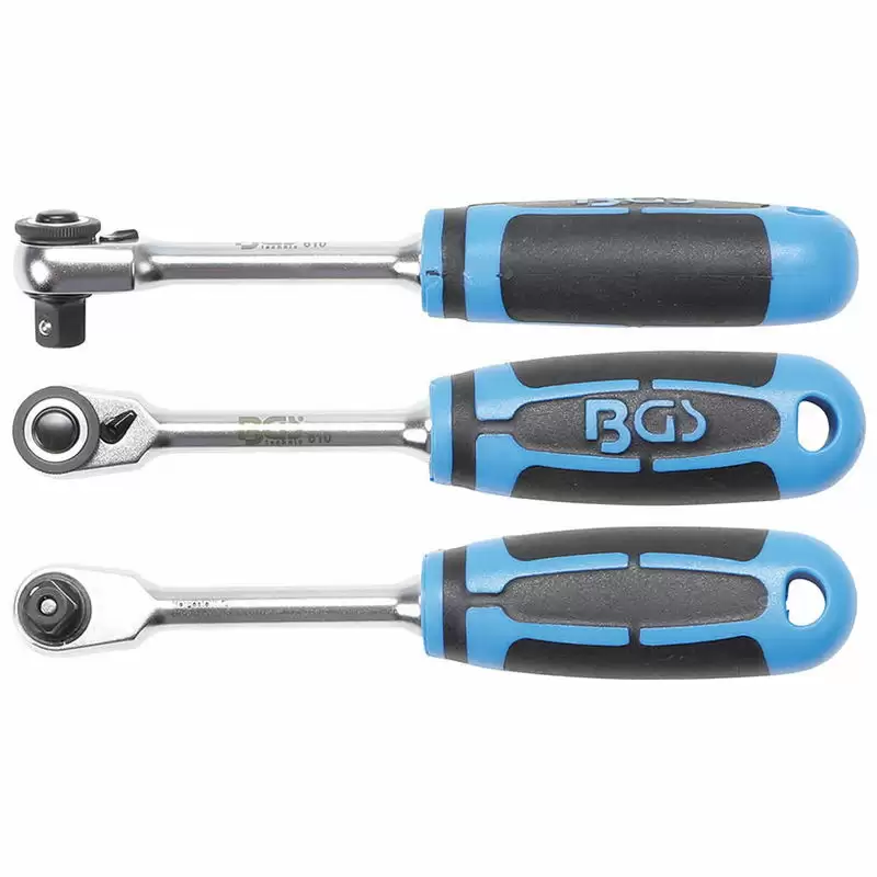Reversible Ratchet Fine Tooth 6.3mm (1/4'') - Code BGS610 - image