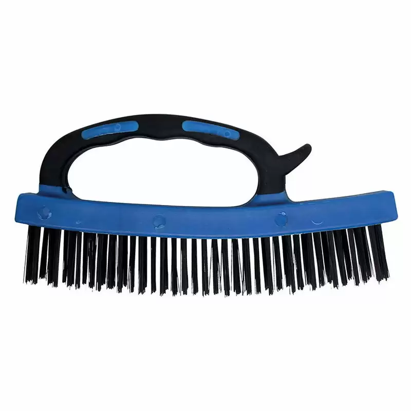 Steel Wire Brush with Plastic Handle 172mm - Code BGS9315 - image