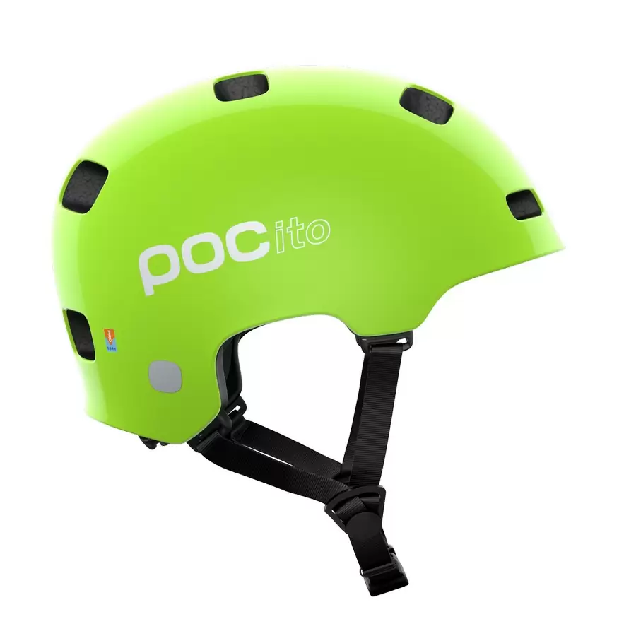 Poc pc108268234sml1 pocito crane mips kid helmet yellow green size s