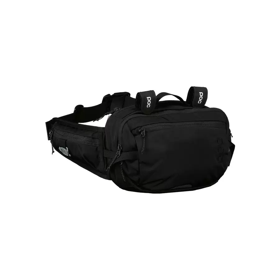 Bolsa Hip Pack Hydro 4L com bolsa de água de 1,5L preta #1