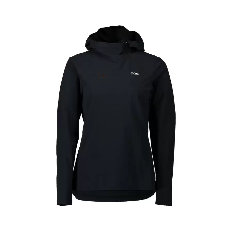 Felpa Mantle Thermal Hoodie Donna Uranium Black taglia L - image