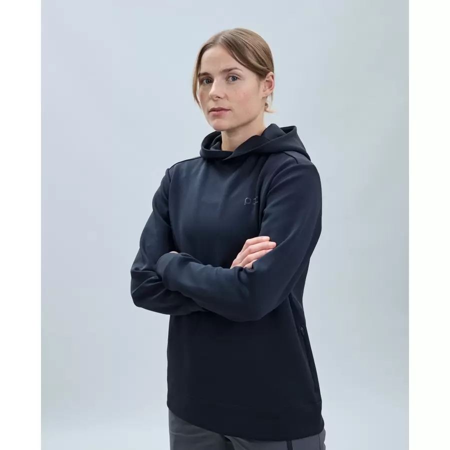 Felpa Donna Poise Hoodie Nero Taglia L #2