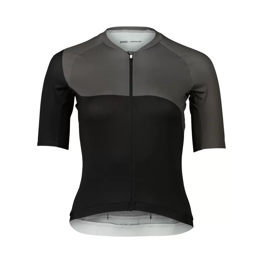 Maglia a Manica Corta Donna Essential Road Jersey Print Nero/Grigio Taglia L - image