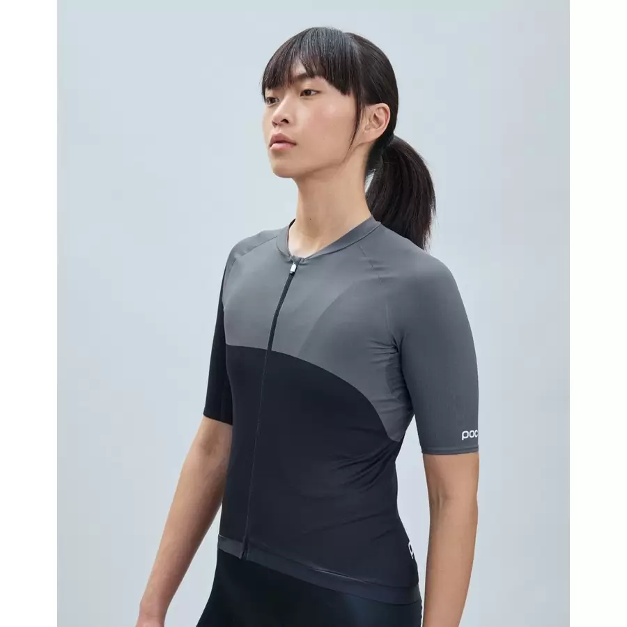 Women's Short Sleeve Jersey Black/Grey XL