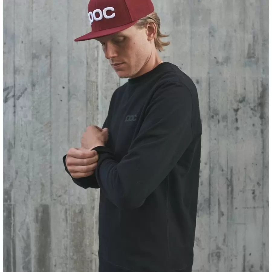 Sweat POC Crew Uranium Noir taille S #2