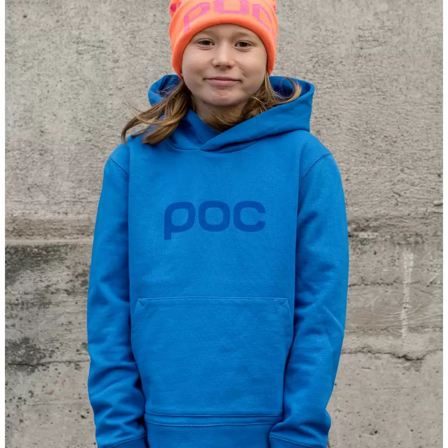 Sweat POC Hood Jr Natrium Bleu enfant 12 ans POC Vêtement de tous le