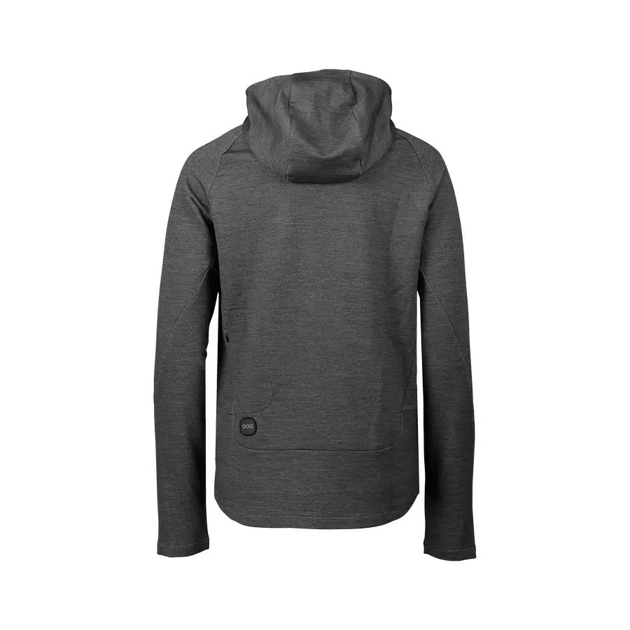 Felpa Merino Hood Donna Sylvanite Grey Melange taglia M #1